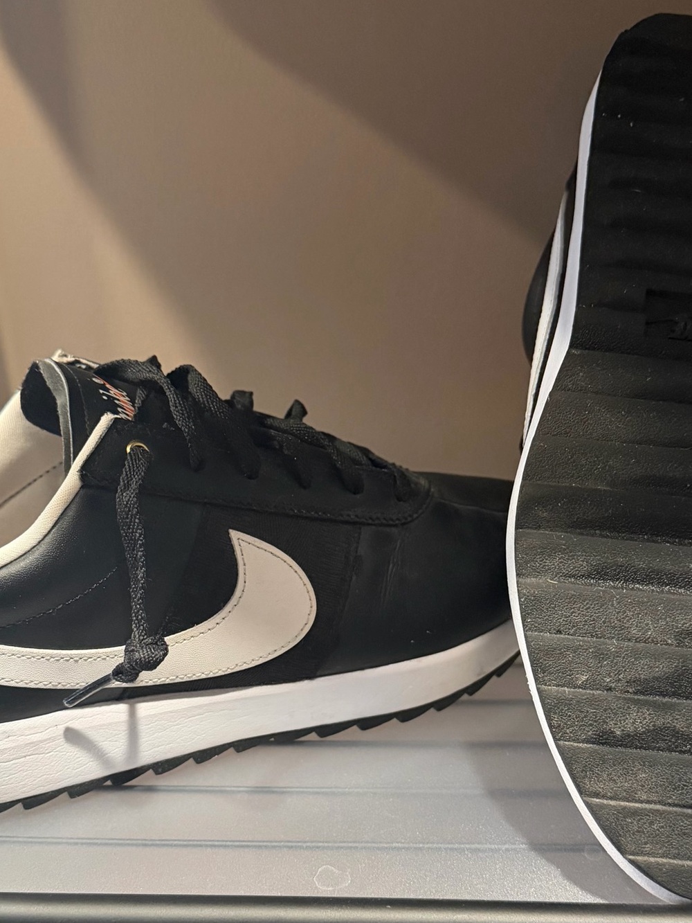 Nike Black and White Low-Top Athletic Sneaker